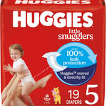 Huggies Size Newborn Diapers, Little Snugglers Baby Diapers, Size Newborn (up to 10 lbs), 31 Count, Packaging May Vary