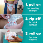 Pampers Diapers - Swaddlers 360 - Size 5, 52 Count, for up to 100% Leakproof Premium Skin Protection