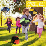 Juuxncgv 10 Pack Parachute Toy,Tangle Free Throwing Toy Parachute,Outdoor Toss It Up Flying Toys for Kids,Gifts(5 Colors)