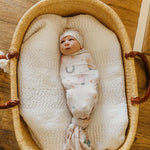 Copper Pearl Swaddle Blankets for Newborns | Soft Stretchy Receiving Blankets for Boys and Girls | Large 46 x 46 Inch Baby Blankets | Lightweight and Breathable Swaddles | Cheyenne
