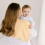 KeaBabies Cotton Muslin Burp Cloths Baby Boy, Girl - 5-Pack Soft & Absorbent Burping Cloth for Babies, Large Baby Towels & Washcloths for Newborn, Spit Up Rags, No Shrink, 20x10" (Lavender)
