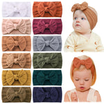jollybows 18pcs Baby Nylon Headbands Hair Bow Elastics Hairbands Hair Accessories for Baby Girls Newborn Infant Toddlers Kid