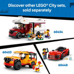 LEGO City Red Sports Car Toy - Building Toy for Kids, Boys and Girls, Ages 5+ - Educational Gift for Birthdays and Holidays - Includes Driver Minifigure and Other Accessories - 60448