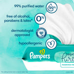 Pampers Pure Protection Disposable Baby Diapers Size 1, 198 Count with Aqua Pure Baby Wipes, 6X Pop-Top Packs (336 Count)