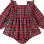 Simplee kids Baby Infant Girls Cotton Long Sleeve Summer Ruffle Romper 3-24 Months