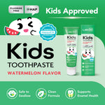 LAB52 Fluoride Free Kids Toothpaste, Nano Hydroxyapatite Xylitol Watermelon