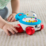 Fisher-Price Baby Toy Corn Popper Push-Along Vehicle with Sounds for Crawling Developmental Play Infants Ages 6+ Months