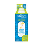 Dr. Brown's Milestones Narrow Sippy Bottle, 100% Silicone Soft Sippy Spout, 8oz/250mL, Bunny, 6m+