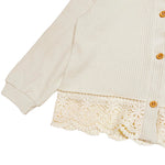 Baby Toddler Girls Cardigan Sweater Dress Cover Up Long Sleeve Knit Bolero Shrug Jacket Spring Embroidery Outwear Tops Beige