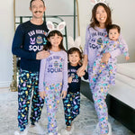 The Children's Place Unisex Baby Family Matching Easter Snug Fit Cotton Pajamas, Navy Egg Hunting Squad, 6