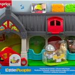 Fisher-Price Little People Toddler Toy Friendly Horses Stable Playset with Sounds, Figures & Accessories for Kids Ages 1+ Years