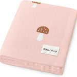 Baby Swaddle Blanket - 100% Luxury Cotton Knit Soft Cozy Lightweight Unisex Receiving Stroller Quilt Blanket for Shower Gift Registry for Newborns Infants Toddlers (Sheep - Khaki)