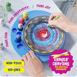 Paint Spin Art Machine Kit for Kids - Arts & Crafts for Boys & Girls Ages - Art Craft Set Gifts for 6-9 Year Old Boy, Girl- Cool Painting Spinner Toys Kits - Birthday Gift Ideas for Ages 6-12 Years