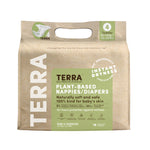 Terra Diapers Size 4: 85% Plant-Based Diapers, Ultra-Soft & Chemical-Free for Sensitive Skin, Superior Absorbency for Day or Nighttime Diapers, Designed for Toddlers 22-30 Pounds, 18 Count