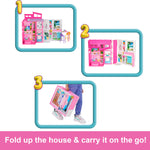 Barbie Dollhouse Playset, Getaway House with 11 Accessories Including 2 Chairs, 4 Play Areas & 360-degree Play