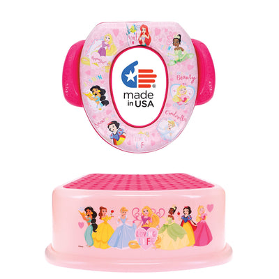 Disney Princess "Loving Life" 2 Piece Essential Potty Training Set - Soft Cushion