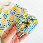 Simplee kids Baby Sweater Cardigan Jacquard Cable-Knit Spring Coat Long Sleeve Cardigan for Baby Girl 12-18 Monthes
