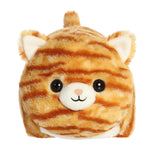 Aurora® Adorable Spudsters™ Taco Orange Tabby™ Stuffed Animal - Round Shape Makes for Comforting Cuddles - Perfect for Kids All Ages and Animal Loving Adults - 10 Inches