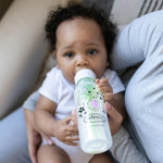 Dr. Brown's Natural Flow Anti-Colic Options+ Narrow Baby Bottle, Squirrel & Goat, 8 oz/250 mL, with Level 1 Slow Flow Nipple, BPA Free, 0m+, 2-Pack