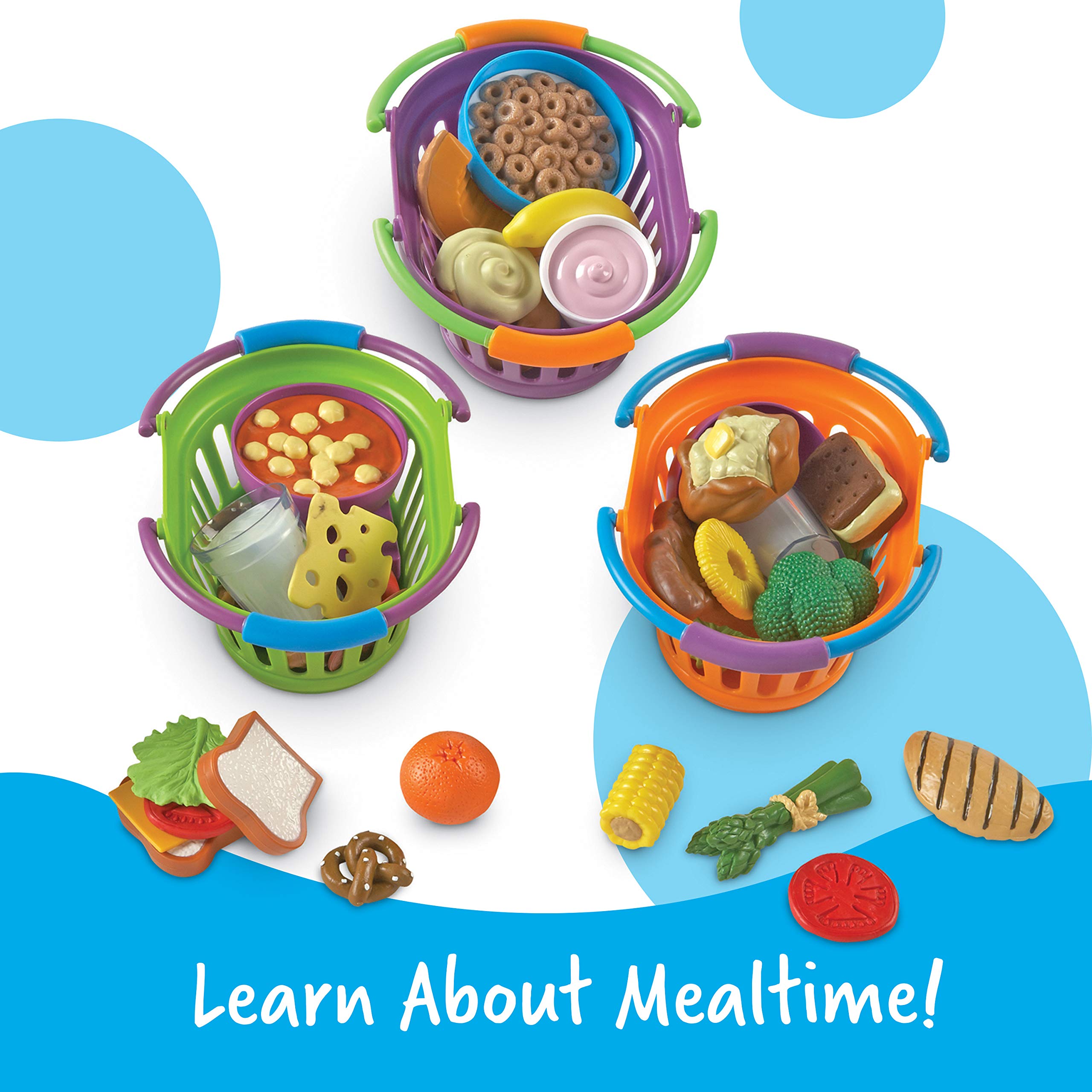 Learning Resources New Sprouts Bundle of Breakfast, Lunch - Play Food ...