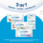 WaterWipes Sensitive+ Baby & Toddler Wipes, 3-In-1 Cleans, Cares, Protects, 99.9% Water, Textured Clean, Unscented & Hypoallergenic, 540 Count (Pack of 9)