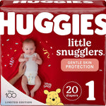 Huggies Size Newborn Diapers, Little Snugglers Baby Diapers, Size Newborn (up to 10 lbs), 31 Count, Packaging May Vary