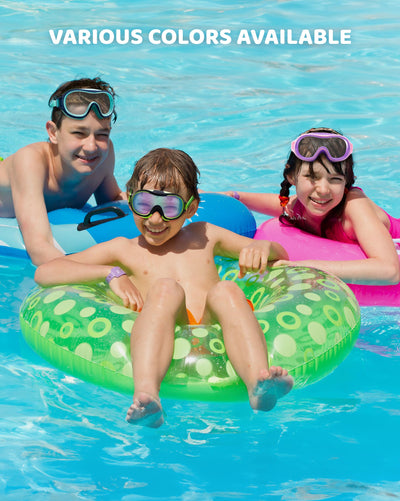 Aegend 2 Pack Swim goggles for Kids 3-15, Anti-Fog Anti-UV Wide Vision Waterproof, No leak Swimming goggles for Boys Girls