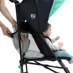 Ingenuity: ity by Ingenuity Smooth Stroll Convenience Stroller, Lightweight, with Aluminum Frame, Large Seat Area, 2 Position Recline, Extra Large Storage Basket – for Travel