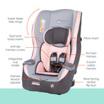 Baby Trend Trooper™ 3-in-1 Convertible Car Seat, Quartz Pink