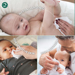 Eco Soul Bamboo Baby Wipes |256 Count|Unscented, 100% Compostable and Eco-Friendly, 99.9% Water Based Bamboo Wipes Hypoallergenic