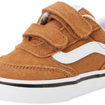Vans Brooklyn LS V Shoe | Low-Top Sneakers for Little Kids, Boys & Girls, Baby Footwear, Suede Chipmunk, 5.5