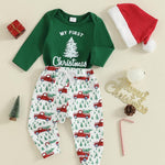 My First Valentines Baby Boy Outfit Lover Boy Long Sleeve Romper Pants Hat Newborn Infant Onesie Clothes Outfits