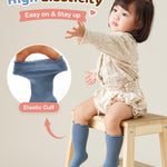 WATOCHE Baby Girl Knee High Socks Toddler Girl Ruffle Long Socks 5 Pairs