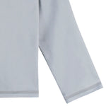 Gerber Unisex Baby Toddler UPF 50+ Long Sleeve Rashguard Swim Rash Guard Shirt, Grey, 2T US