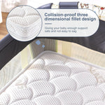 Pack and Play Mattress Topper - 38" x 26" x 1.5", Soft & Firm Premium Foam Pack N Play Mattresses Pad, Odorless Baby Foam Playpen Mattresses,Portable Playard Mattress Topper- Breathable & Comfort