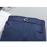 HeMarIsle Baby Single and Toddler Boys Stretch Skinny Chino Pants (Navy,12-18M)