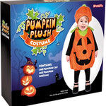 Kangaroo Toddler Halloween Costume, Unisex One-Piece Orange & Black Theme Pumpkin Outfit for Infants
