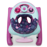 Delta Children First Exploration 2-in-1 Activity Walker - with Music, Removable Play Tray, Push Walker Mode, Machine-Washable, Orbit