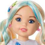 American Girl, AG Sisters Jozette Doll, with Blue Eyes, Long Wavy Blonde Hair with Blue Highlights, 14.5", Ages 4+