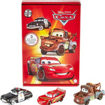Mattel Disney and Pixar Cars Set of 10 Die-Cast Mini Racers Vehicles, Collectible Set of 1:55 Scale Toy Cars Inspired by Movies