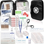 Travel-First Aid-Kit Car-Home 300PCS Survival-Kit Outdoor-Adventure - Small Portable Red Emergency Essential Sets Office Hiking Camping Business Public Must Have First Aid Gear Equipment 1st Aid