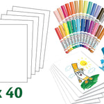 Crayola Pip-Squeaks Washable Marker Set (65ct), Coloring Set, Art Supplies for Kids, Drawing Kit, Kids Travel Activity, Craft Essentials, 4+