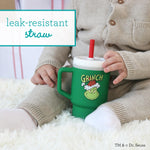 Infantino My 1st Tumbler Limited Edition – Adorable Miniature Tumbler with Leak-Resistant Straw and Toddler-Friendly Handle, Encourages Hydration, Easy to Clean, 9 fl. oz, Grinch Green