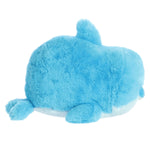 Aurora® Adorable Spudsters™ Dilly Dolphin™ Stuffed Animal - Round Shape Makes For Comforting Cuddles - Perfect for Kids All Ages and Animal Loving Adults - Blue 12 Inches