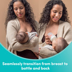 NUK Perfect Match Slow Flow Soft Silicone Nipple with Anti-Colic Vent, 2 Pack, BPA Free