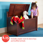 Melissa & Doug Wooden Toy Chest - Espresso