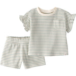 Little Planet by Carter's Girl 2-piece Shorts Set made with Organic Cotton, Striped, 6M