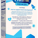 Enfamil Fer-In-Sol Iron Supplement Drops for Infants & Toddlers, Supports Brain Development, 50 mL Dropper Bottle