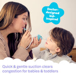 Playhouse MD Booger Buddy Nasal Aspirator, Elephant - with LED Light for Babies & Toddlers – BPA-Free Snot Remover for Infant Stuffy Nose, Congestion Relief – Easy to Clean Design - FSA/HSA Eligible