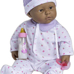 JC Toys 20-inch La Baby Soft Body Doll | Washable | Gift Set includes Magic Milk Bottle & Pacifier | Removable Pink Outfit | Perfect for Toddlers and Kids Ages 2+